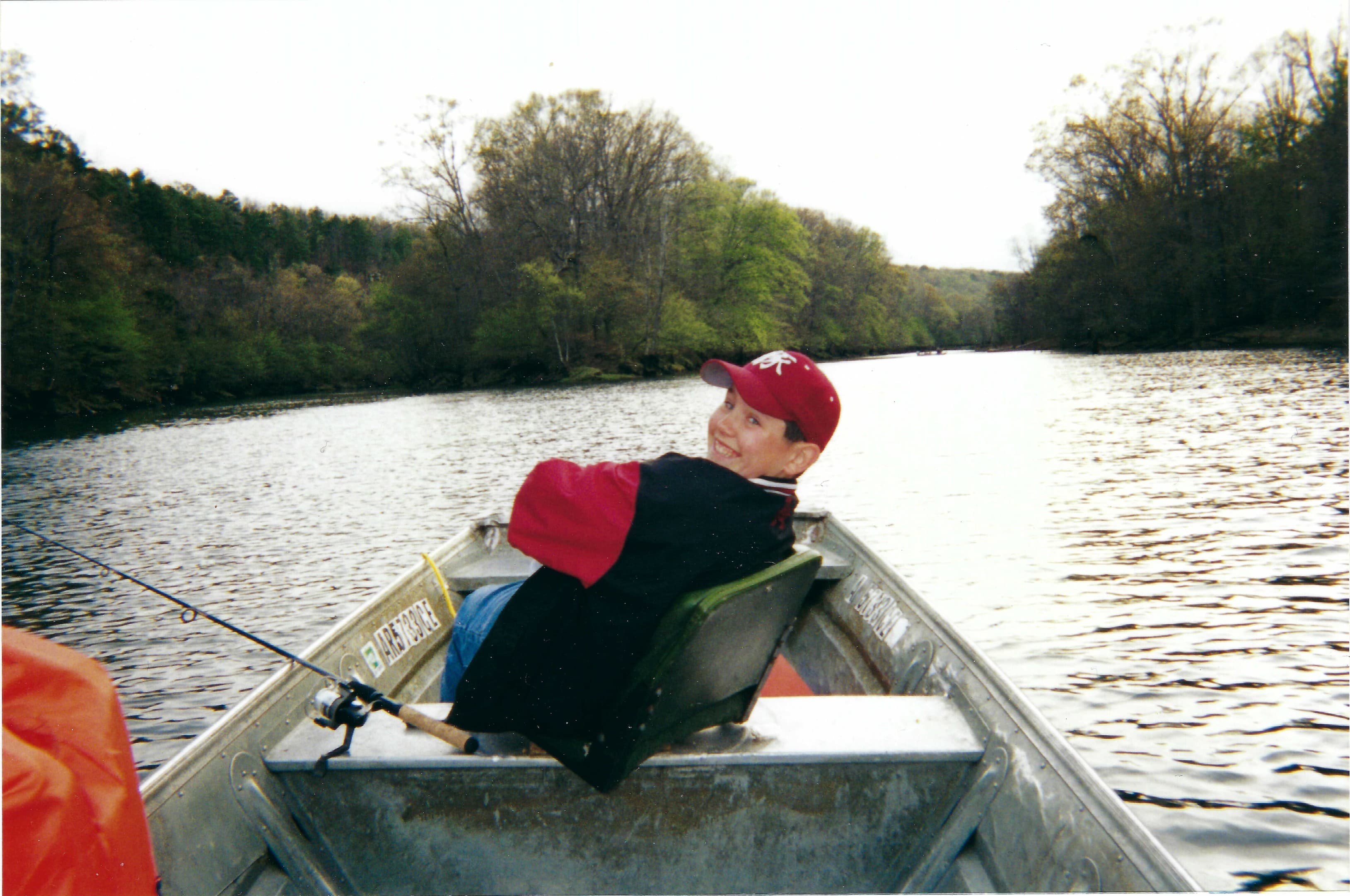 Jason on the boat